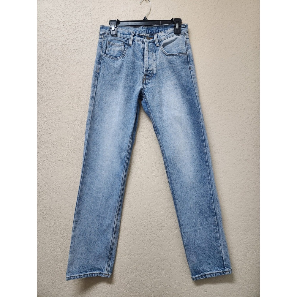 J. Galt Brandy Melville Straight Leg Jeans Medium Wash Blue Size S Y2K Womens